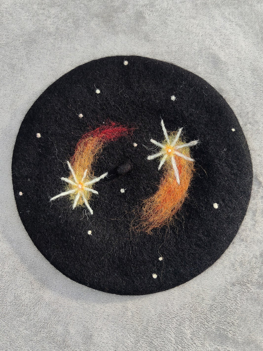 Twin Comets Beret