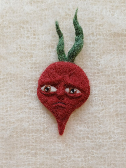 Frowning Beetroot - Wall Art