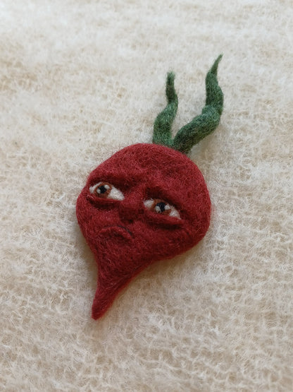 Frowning Beetroot - Wall Art