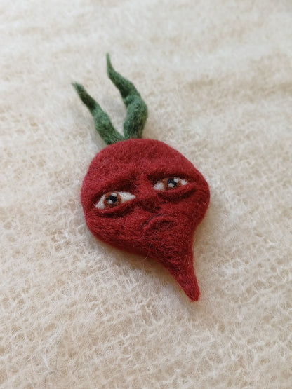 Frowning Beetroot - Wall Art