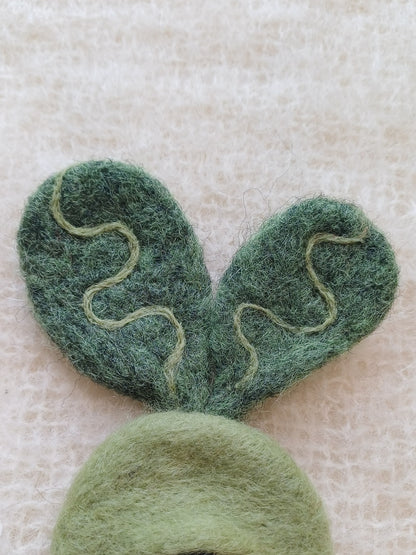 One-Eyed Vegetable Wall Art - Green