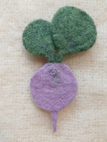 One-Eyed Vegetable Wall Art - Purple
