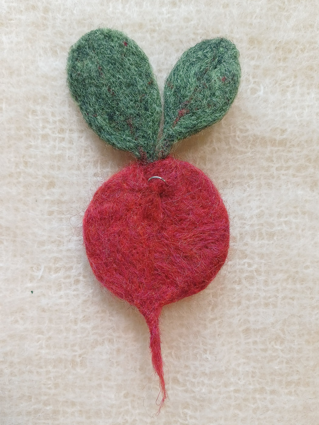 One-Eyed Vegetable Wall Art - Red
