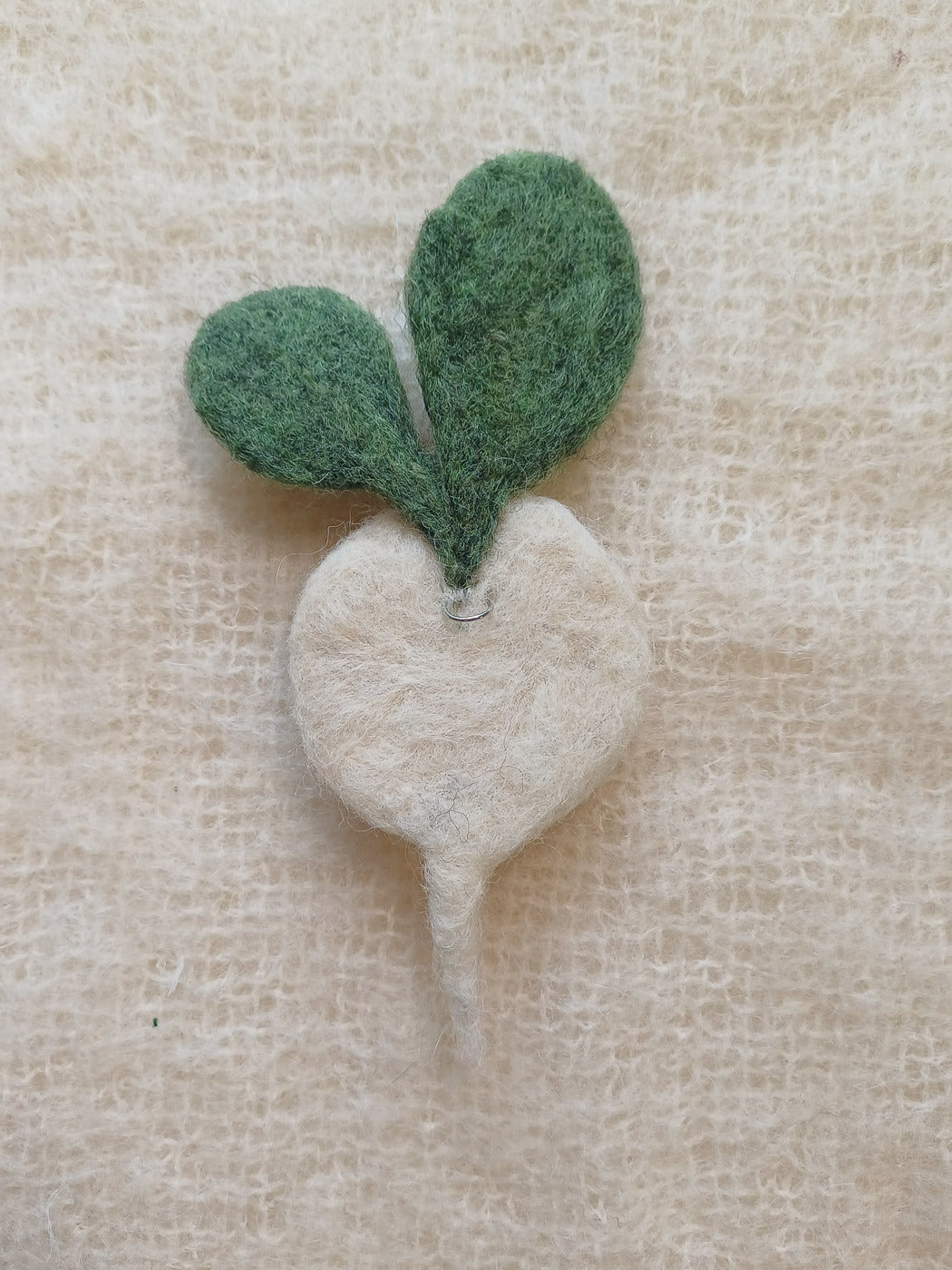 One-Eyed Vegetable Wall Art - White